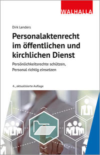 Vorderes Coverbild Personalaktenrecht im öffentlichen und kirchlichen Dienst