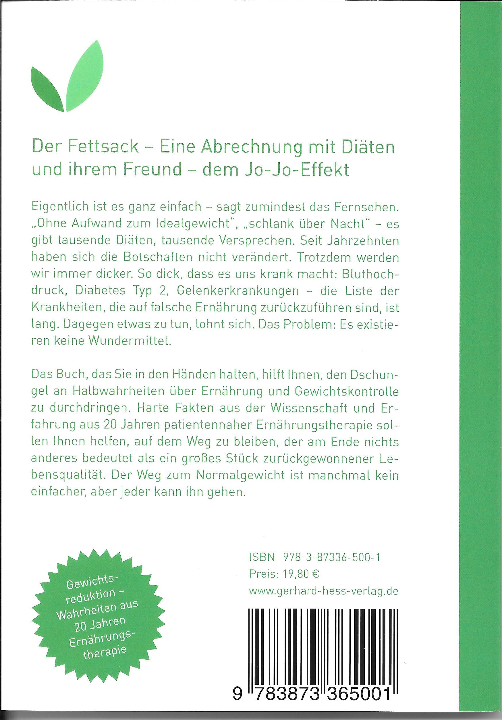 Rückseitencover Der Fettsack