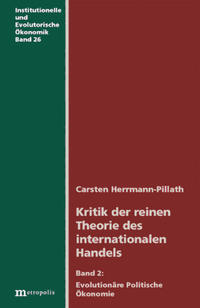 Vorderes Coverbild Kritik der reinen Theorie des internationalen Handels