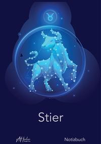 Vorderes Coverbild Sternzeichen Stier Notizbuch | Designed by Alfred Herler