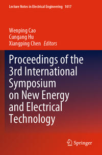 Vorderes Coverbild Proceedings of the 3rd International Symposium on New Energy and Electrical Technology