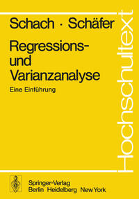 Vorderes Coverbild Regressions- und Varianzanalyse
