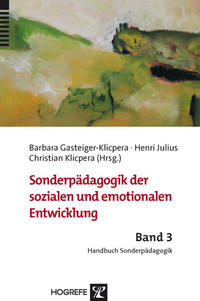 Vorderes Coverbild Sonderpädagogik der sozialen und emotionalen Entwicklung