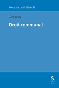 Vorderes Coverbild Droit communal