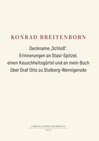 Vorderes Coverbild Deckname "Schloß".