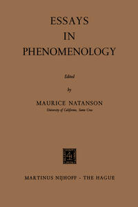 Vorderes Coverbild Essays in Phenomenology