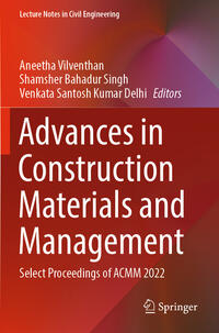 Vorderes Coverbild Advances in Construction Materials and Management