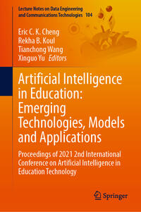 Vorderes Coverbild Artificial Intelligence in Education: Emerging Technologies, Models and Applications