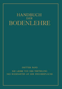 Vorderes Coverbild Die Lehre von der Verteilung der Bodenarten an der Erdoberfläche