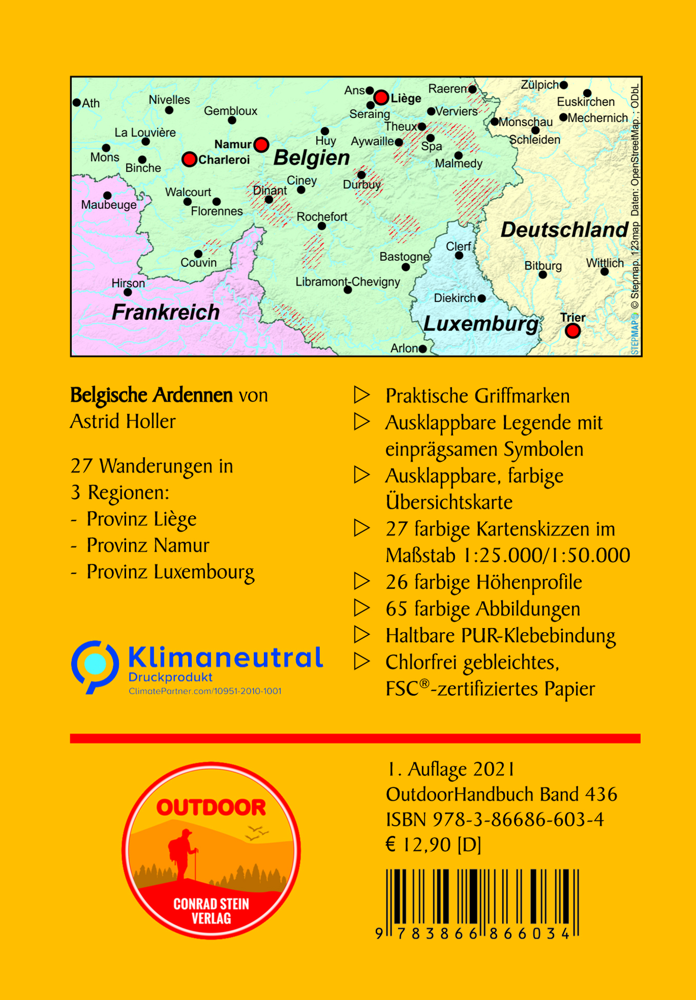Rückseitencover Belgische Ardennen