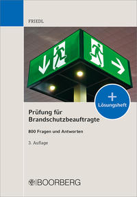 Vorderes Coverbild Prüfung für Brandschutzbeauftragte