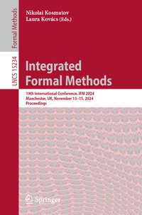Vorderes Coverbild Integrated Formal Methods