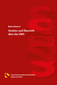 Vorderes Coverbild Struktur und Übersicht über das UWG