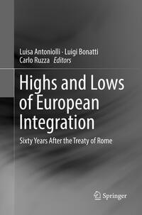Vorderes Coverbild Highs and Lows of European Integration
