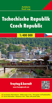 Vorderes Coverbild Tschechische Republik, Autokarte 1:400.000