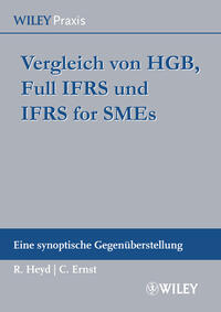 Vorderes Coverbild Vergleich von HGB, Full IFRS und IFRS for SMEs