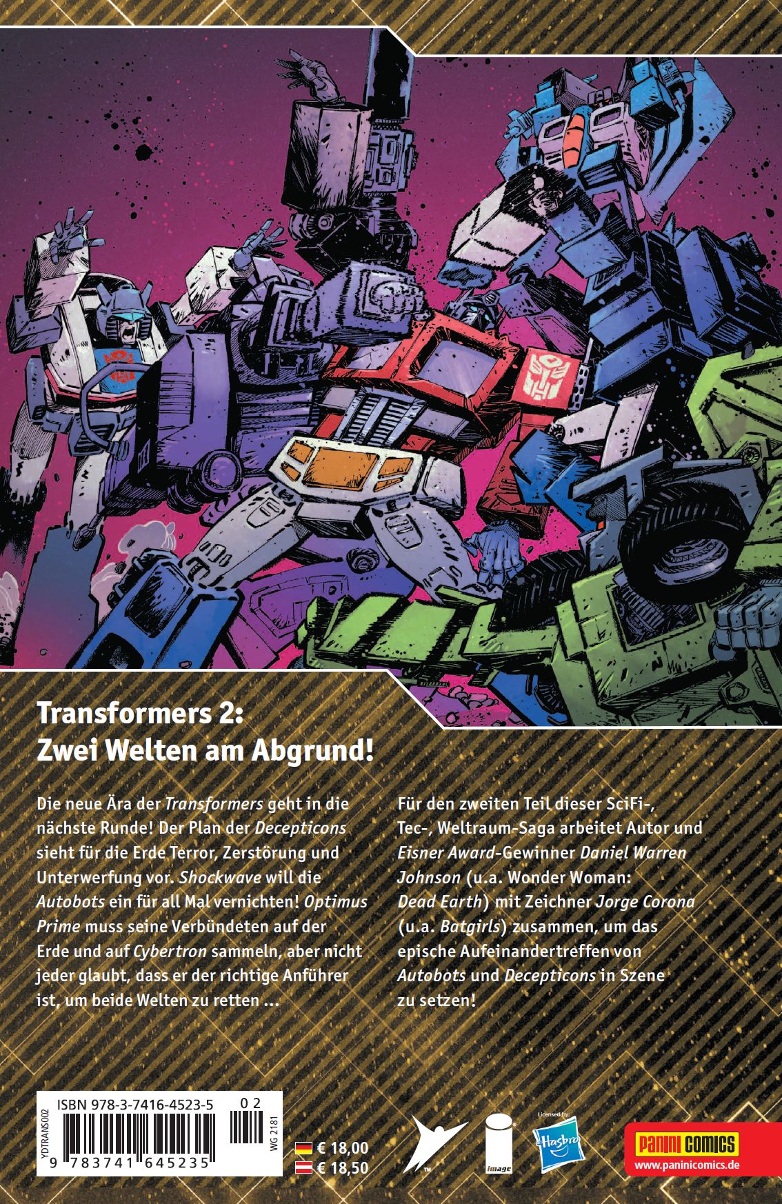 Rückseitencover Transformers