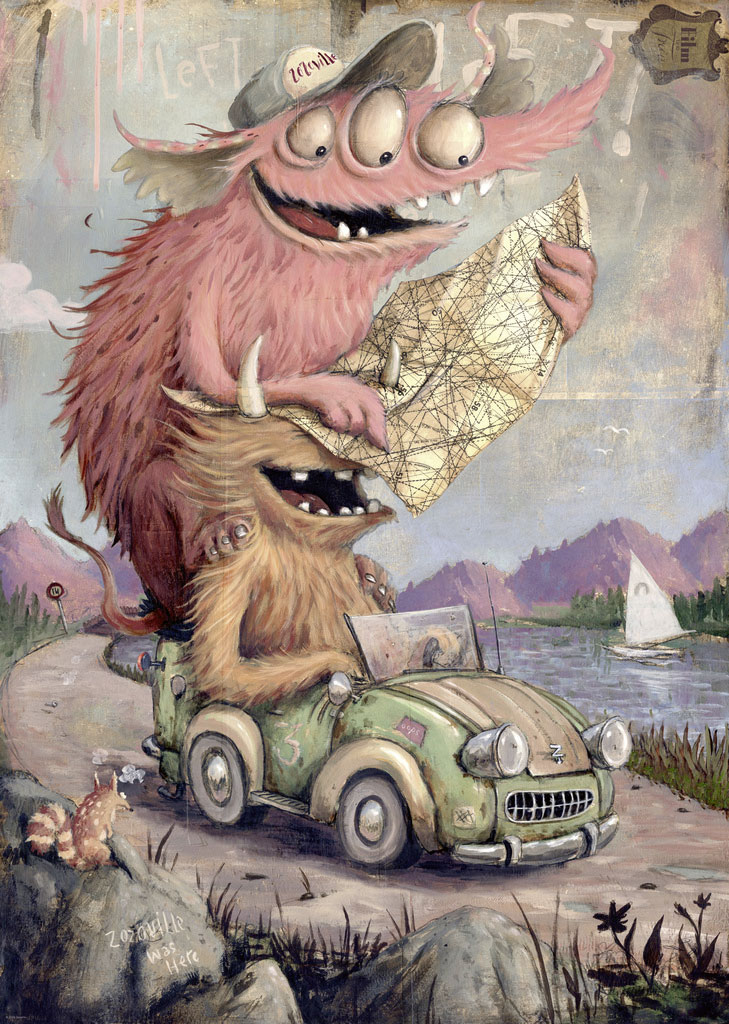 Beispielinhalt (Bild) Road Trippin' Puzzle