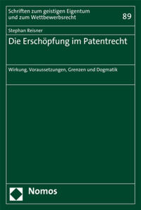 Vorderes Coverbild Die Erschöpfung im Patentrecht