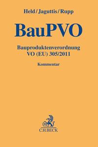 Vorderes Coverbild Bauproduktenverordnung VO (EU) 305/2011 (BauPVO)