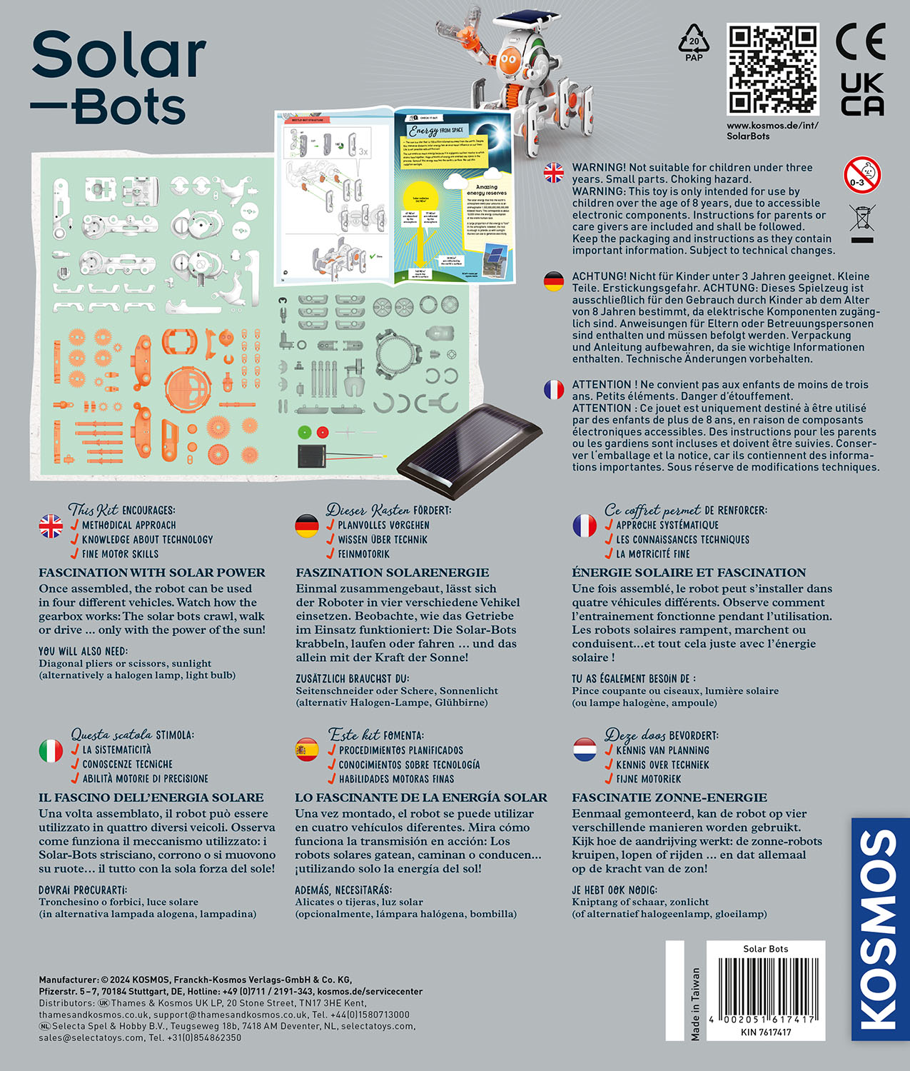 Rückseitencover Solar Bots INT