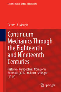 Vorderes Coverbild Continuum Mechanics Through the Eighteenth and Nineteenth Centuries