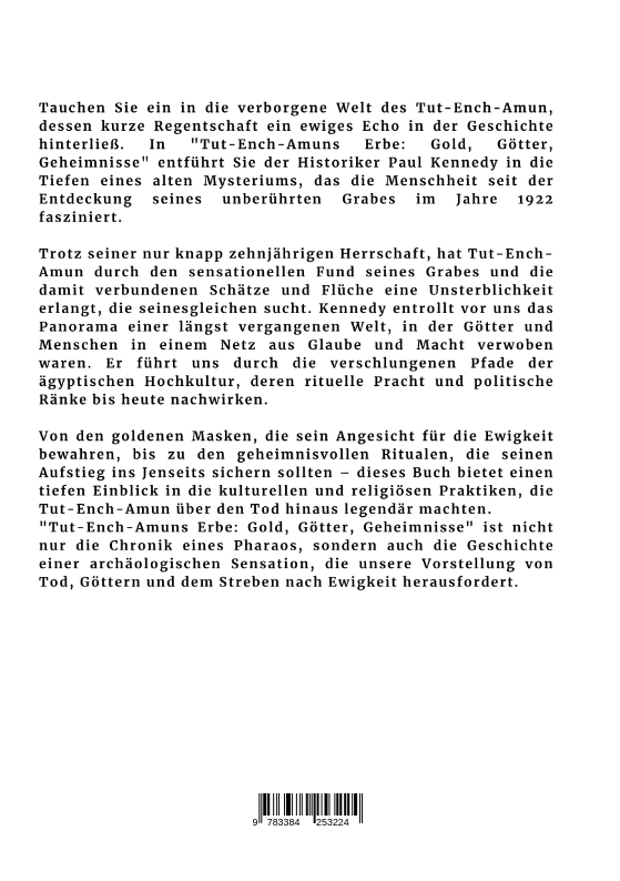 Rückseitencover Tut-Ench-Amuns Erbe