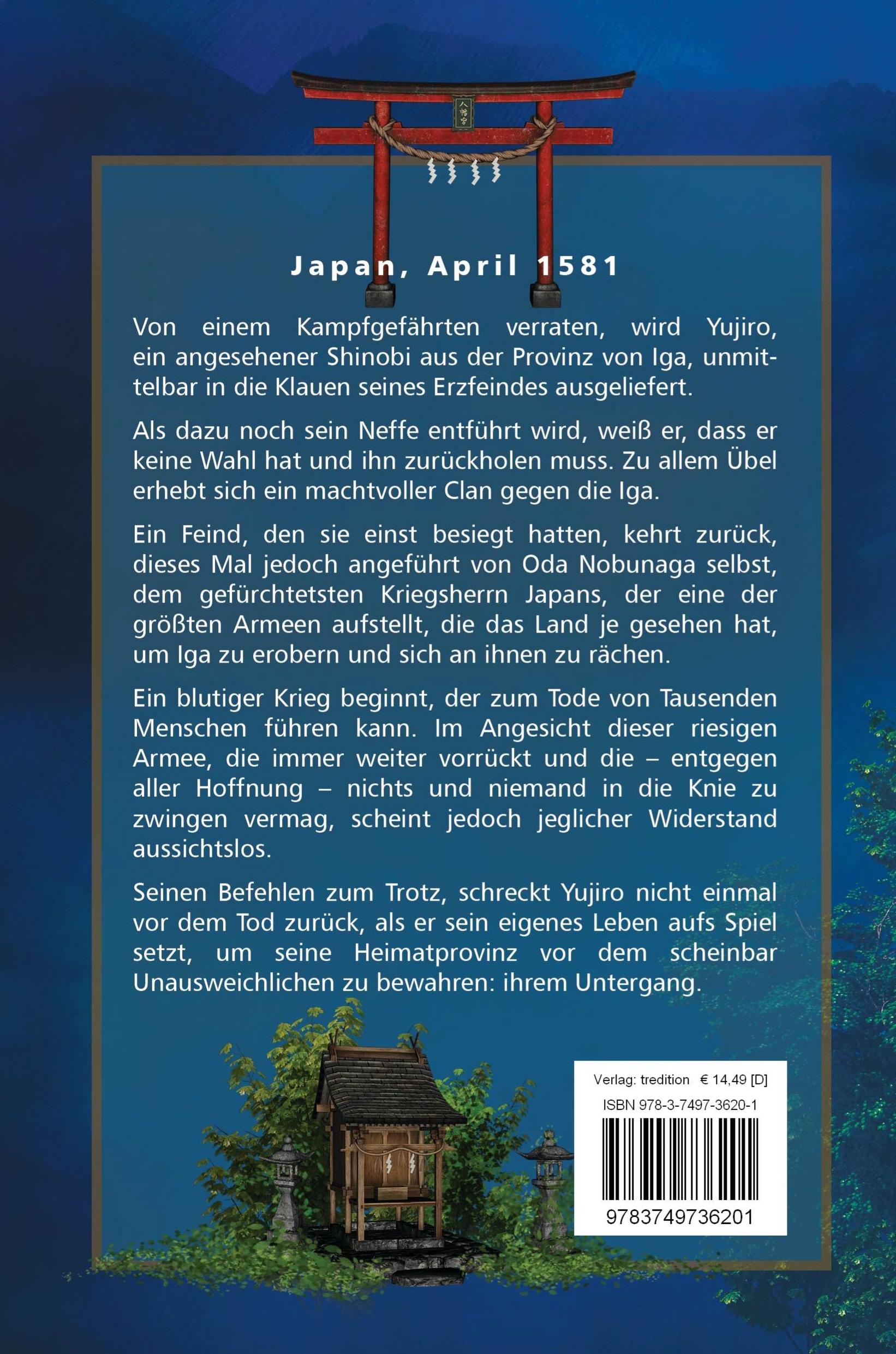 Rückseitencover Shinobi - Dem Untergang geweiht