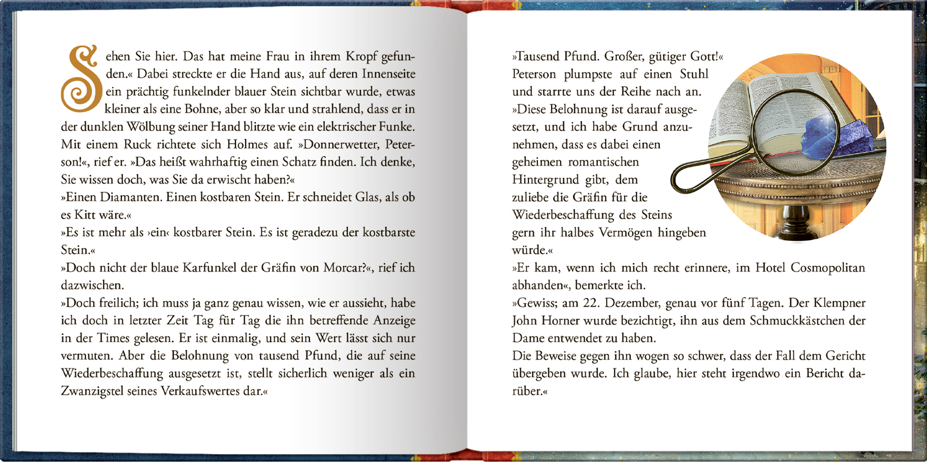 Beispielinhalt (Bild) Das kleine Adventsglück – Sherlock Holmes