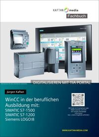 Vorderes Coverbild WinCC in der beruflichen Ausbildung mit Basic-Panel für SIMATIC S7-1200 /1500/LOGO!8