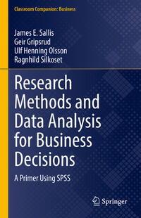 Vorderes Coverbild Research Methods and Data Analysis for Business Decisions