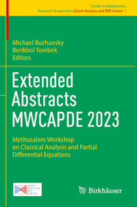 Vorderes Coverbild Extended Abstracts MWCAPDE 2023