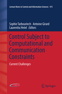 Vorderes Coverbild Control Subject to Computational and Communication Constraints