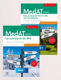Vorderes Coverbild MedAT Kompendium Bd. 1 und 2 2024/2025 für Human- und Zahnmedizin