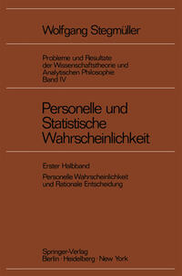 Vorderes Coverbild Personelle und Statistische Wahrscheinlichkeit