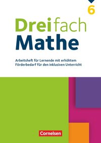 Vorderes Coverbild Dreifach Mathe - Zu allen Ausgaben - 6. Schuljahr