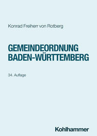 Vorderes Coverbild Gemeindeordnung Baden-Württemberg