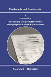 Vorderes Coverbild Psychische und Gesellschaftliche Bedingungen der Leistungsmotivation