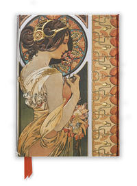 Vorderes Coverbild Premium Notizbuch DIN A5: Alphonse Mucha, Primel