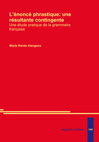 Vorderes Coverbild L'énoncé phrastique: une résultante contingente