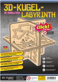 Vorderes Coverbild Bausatz 3D-Kugellabyrinth