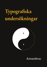 Vorderes Coverbild Typografiska undersökningar