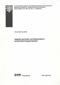 Vorderes Coverbild Integration des Umwelt- und Arbeitsschutzes in industrielle Managementsysteme