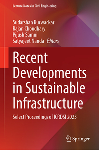 Vorderes Coverbild Recent Developments in Sustainable Infrastructure