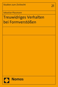 Vorderes Coverbild Treuwidriges Verhalten bei Formverstößen