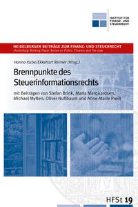 Vorderes Coverbild Brennpunkte des Steuerinformationsrechts