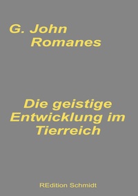 Vorderes Coverbild Die geistige Entwicklung im Tierreich
