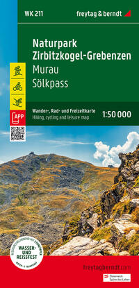 Vorderes Coverbild Naturpark Zirbitzkogel-Grebenzen, Wander-, Rad- und Freizeitkarte 1:50.000, freytag & berndt, WK 211