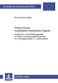 Vorderes Coverbild Frühe Formen musikalisch-rhetorischer Figuren