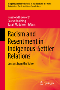 Vorderes Coverbild Racism and Resentment in Indigenous-Settler Relations